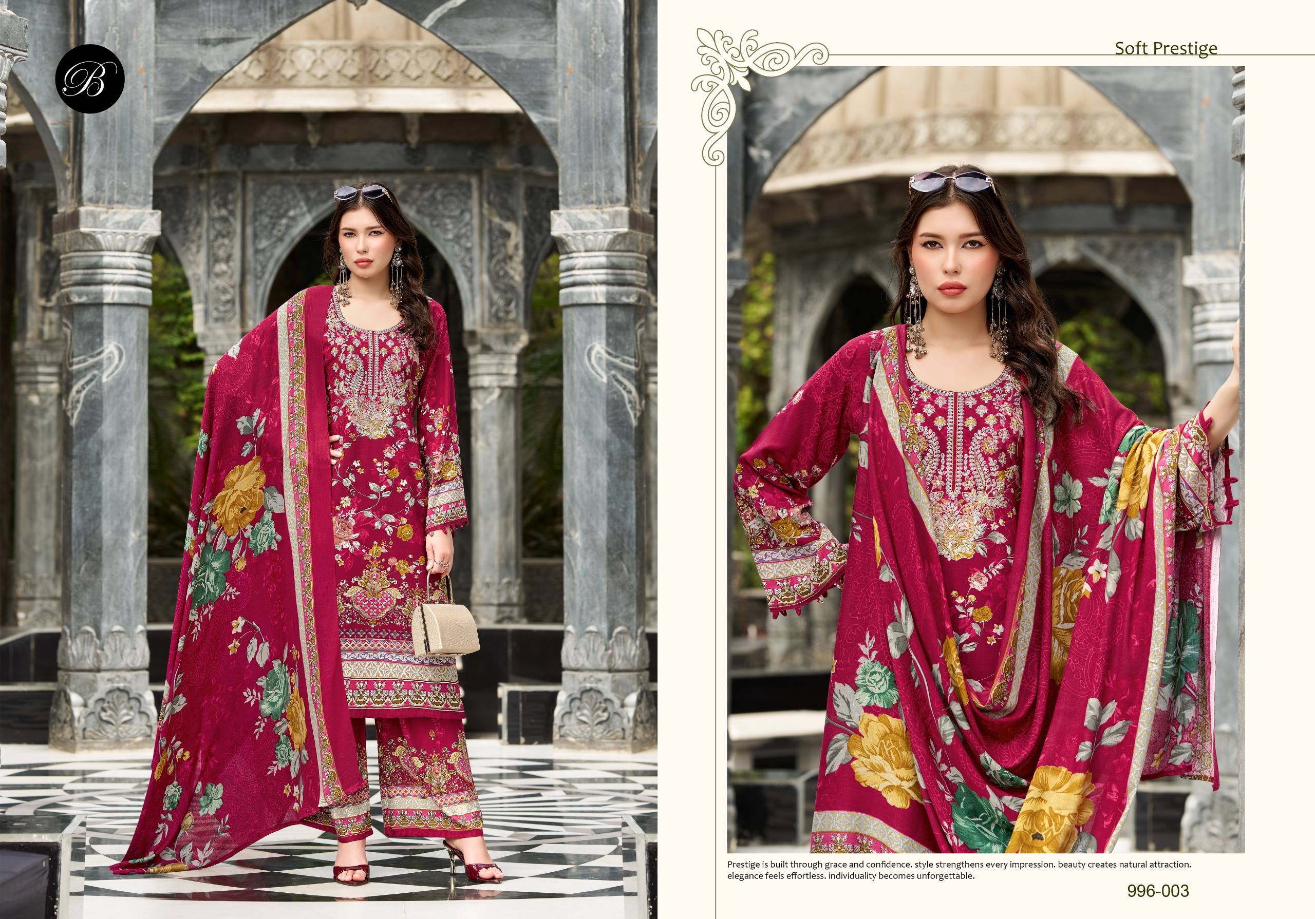 DILKHUSH VOL 4 BY BELLIZA DESIGNER 996 Series 01 To 08 Indian Traditional casual wear Pakistani Pure Viscose dresses At Wholesale Price